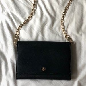 TORY BURCH chain wallet (16 card slots)/ crossbody